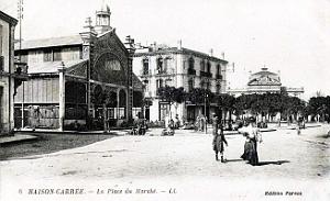 2380- Maison-Carree - Place du Marche - 1925